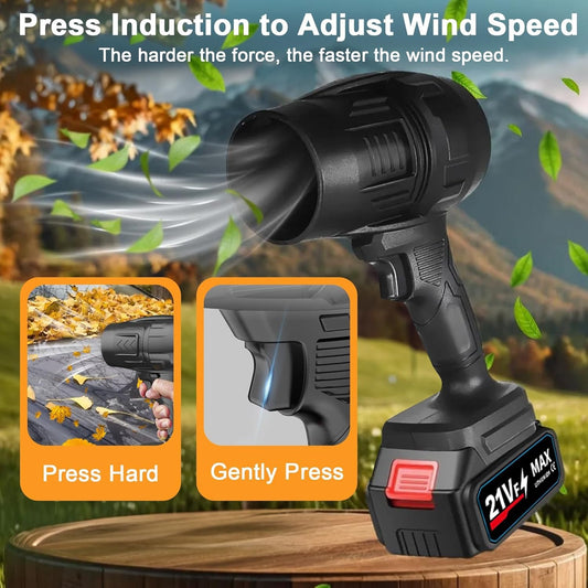 Jet Blower with Charger & 2 x Battery نفخ هوائي مع شاحن وبطاريتين